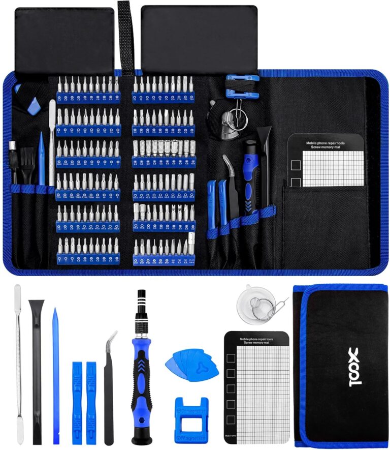 Read more about the article XOOL 140-in-1 Precision Screwdriver Set for Electronics Repair with 120 Magnetic Cr-V Bits, Electronics Tool Kit for Macbook, iPhone, Laptop, PC, Game Console, Tablet