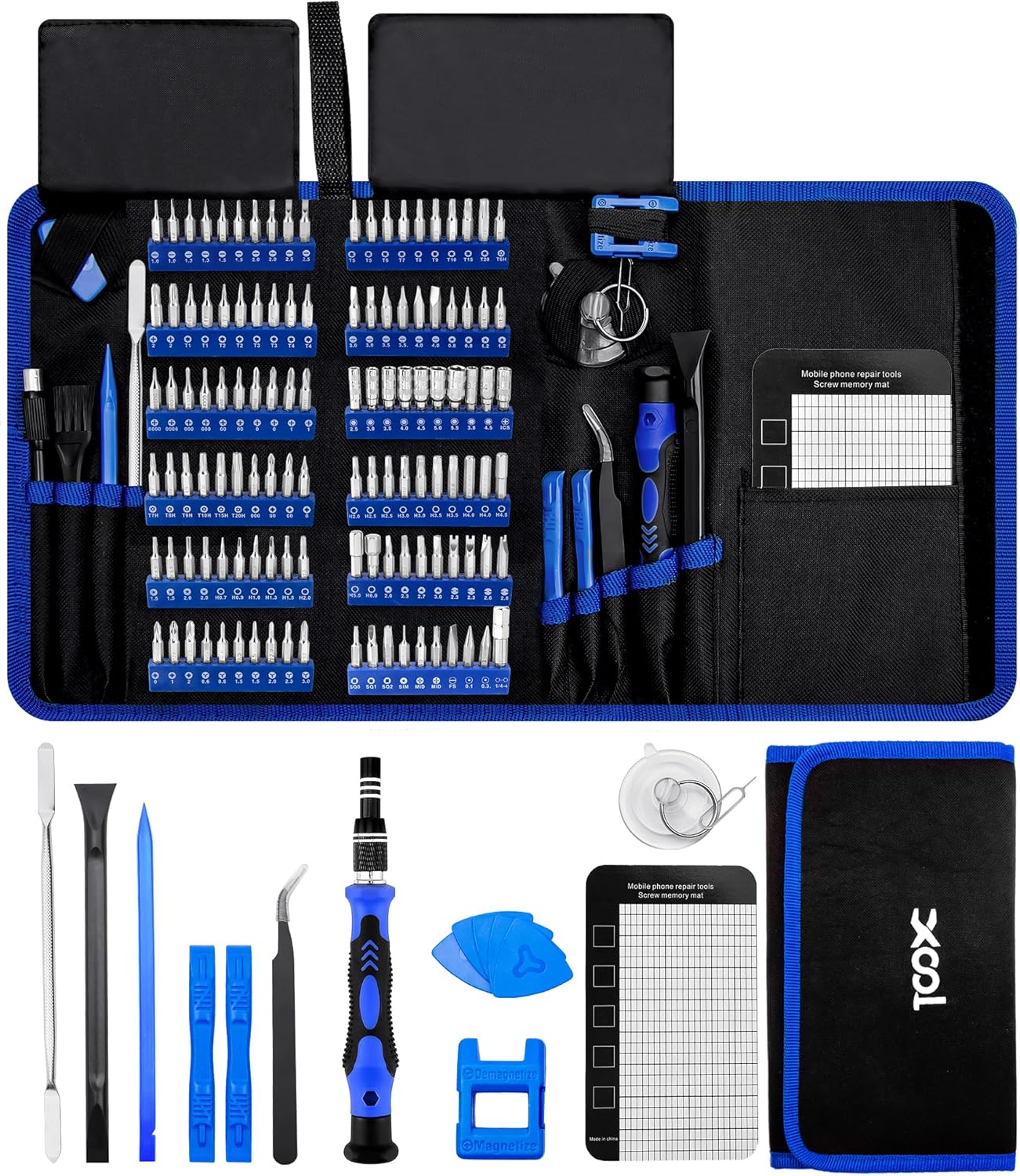 Read more about the article XOOL 140-in-1 Precision Screwdriver Set for Electronics Repair with 120 Magnetic Cr-V Bits, Electronics Tool Kit for Macbook, iPhone, Laptop, PC, Game Console, Tablet