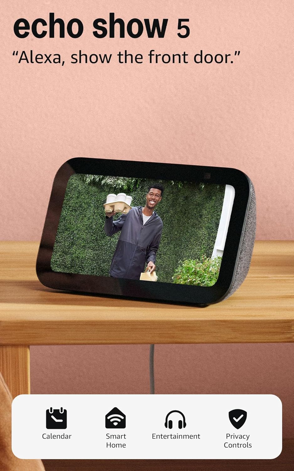 You are currently viewing Amazon Echo Show 5 (newest model), Smart display, Designed for Alexa+, 2x the bass and clearer sound, Charcoal